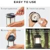 imageThermacell Mosquito Repellent Lantern No Spray Mosquito Repellent For Patios Includes 12Hours of Protection ScentFree No Flame Citronella Candle AlternativeBlack