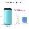 imageThermacell Mosquito Repeller Patio Shield Includes 12Hour Refill Highly Effective Mosquito Repellent for Patio Bug Spray Alternative Scent Free No Candles or FlamesGlacial Blue