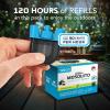 imageThermacell Rechargeable Mosquito Repeller Refills Advanced Repellent Formula Provides 20 Foot Protection Zone Compatible with Thermacell ESeries ampamp Radius Only No DEET Spray or Flame120 Hours