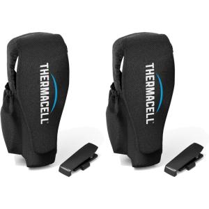 imageThermacell Mosquito Holster with Detachable Belt Clip for Portable Repellers Compatible with MR300 ampamp MR450 15 Foot Zone of Protection Effective Mosquito Repellent Bug Spray AlternativeOne Size Pack of 2