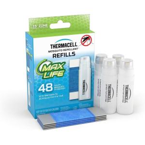 imageThermacell Mosquito Repellent Refills Provide 120 Hours of Protection Contain 30 Repellent Mats 10 Fuel Cartridges Compatible with Any FuelPowered Mosquito Repeller Product48 Hour Max Life