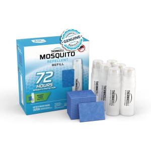imageThermacell Mosquito Repellent Refills Provide 120 Hours of Protection Contain 30 Repellent Mats 10 Fuel Cartridges Compatible with Any FuelPowered Mosquito Repeller Product72 Hour
