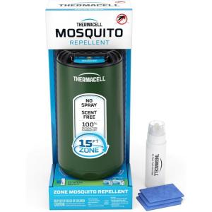 imageThermacell Mosquito Repeller Patio Shield Includes 12Hour Refill Highly Effective Mosquito Repellent for Patio Bug Spray Alternative Scent Free No Candles or FlamesForest